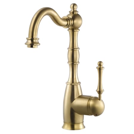 A large image of the Houzer REGBA-160 Brushed Brass