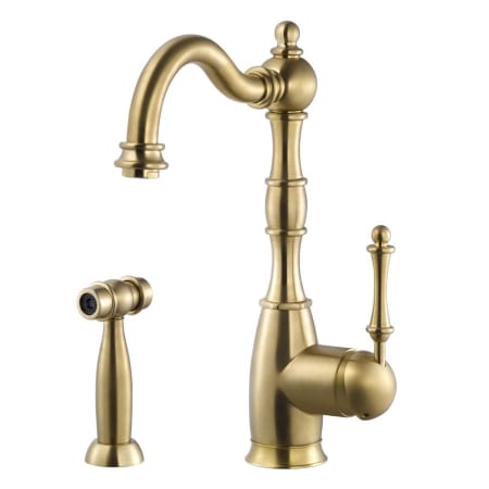A large image of the Houzer REGSS-181 Brushed Brass