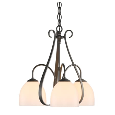 A large image of the Hubbardton Forge 101441 Dark Smoke / Opal