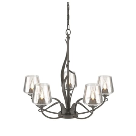 A large image of the Hubbardton Forge 103040 Dark Smoke / Clear