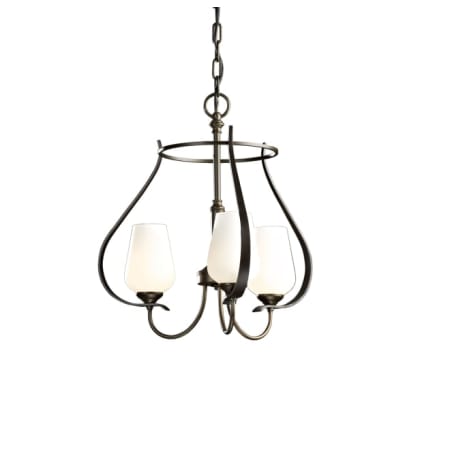 A large image of the Hubbardton Forge 103047 Bronze / Opal