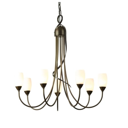 A large image of the Hubbardton Forge 103049 Bronze / Opal