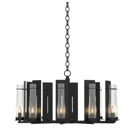 A large image of the Hubbardton Forge 103290 Black / Seedy