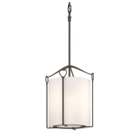 A large image of the Hubbardton Forge 104060 Bronze / Opal