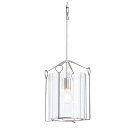 A large image of the Hubbardton Forge 104060 Vintage Platinum / Clear