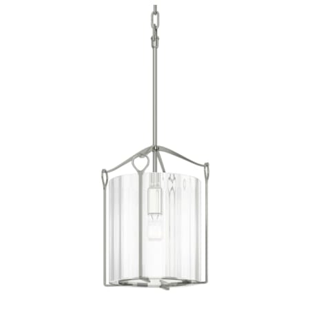 A large image of the Hubbardton Forge 104060 Sterling / Clear