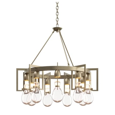 A large image of the Hubbardton Forge 104360 Soft Gold / Clear