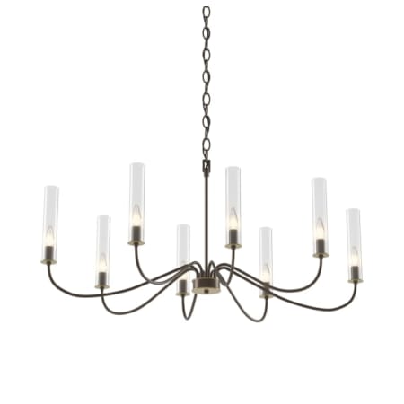 A large image of the Hubbardton Forge 105050 Bronze / Brass / Clear