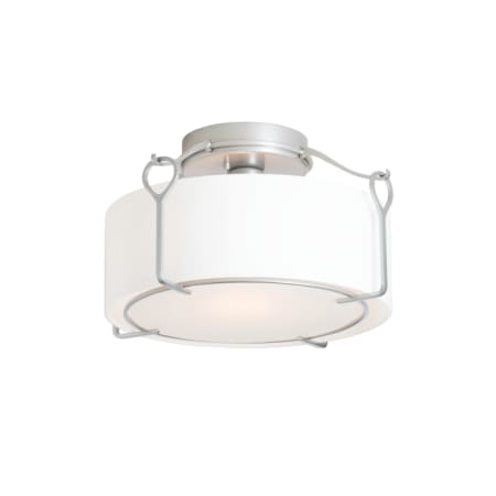 A large image of the Hubbardton Forge 121142 Vintage Platinum / Opal