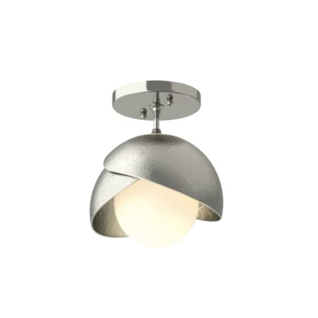 A large image of the Hubbardton Forge 121377 Sterling / Sterling / Opal