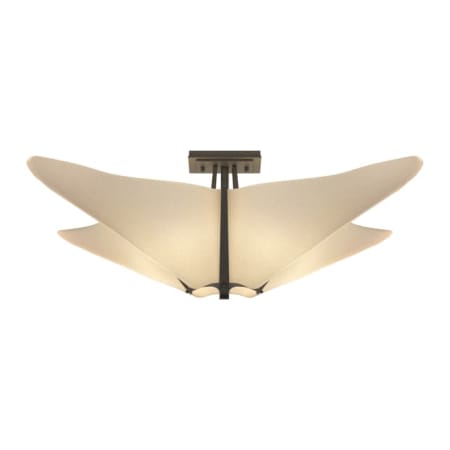 A large image of the Hubbardton Forge 123305 Natural Iron / Spun Frost