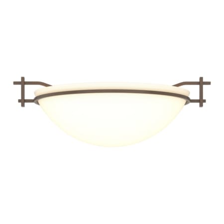 A large image of the Hubbardton Forge 124251 Bronze / Opal