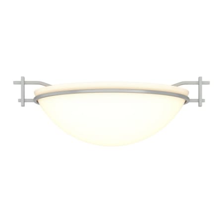A large image of the Hubbardton Forge 124251 Vintage Platinum / Opal