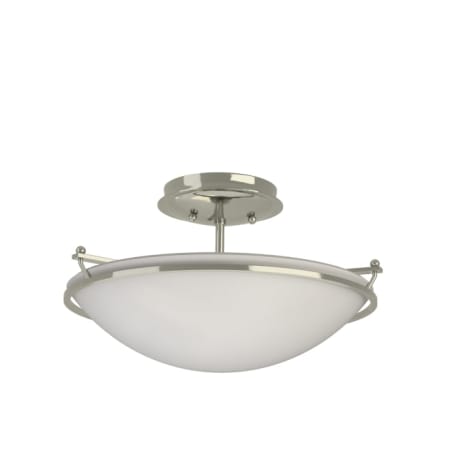 A large image of the Hubbardton Forge 124302 Sterling / Opal