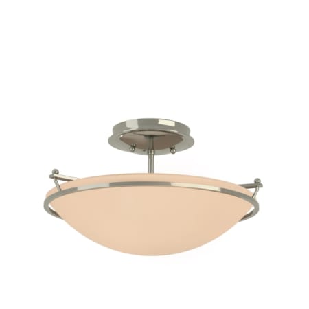 A large image of the Hubbardton Forge 124302 Sterling / Sand