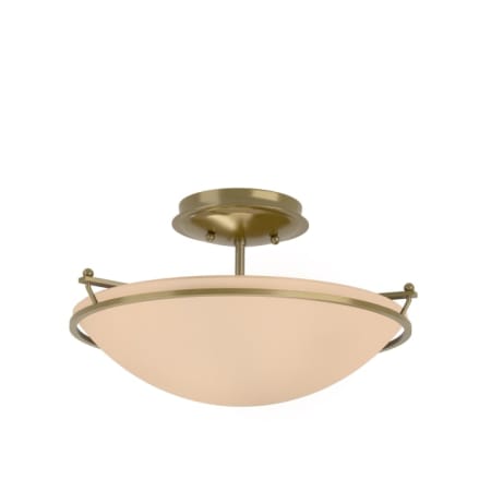 A large image of the Hubbardton Forge 124302 Modern Brass / Sand