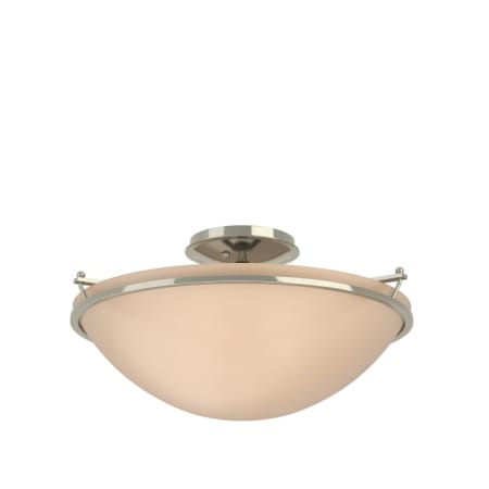 A large image of the Hubbardton Forge 124304 Sterling / Sand