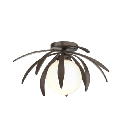 A large image of the Hubbardton Forge 124350 Bronze / Opal