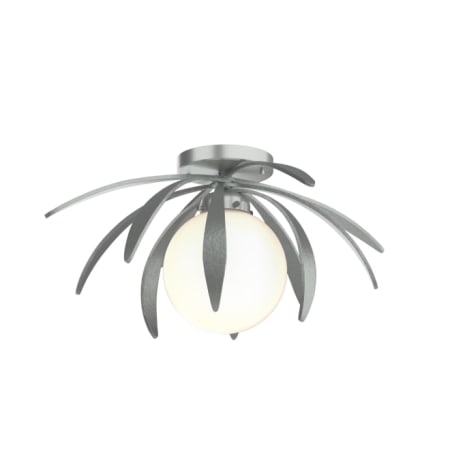 A large image of the Hubbardton Forge 124350 Vintage Platinum / Opal