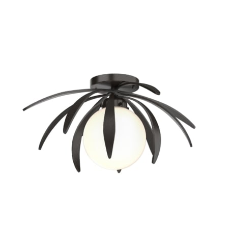 A large image of the Hubbardton Forge 124350 Oil Rubbed Bronze / Opal