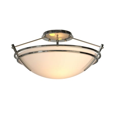 A large image of the Hubbardton Forge 124412 Sterling / Opal