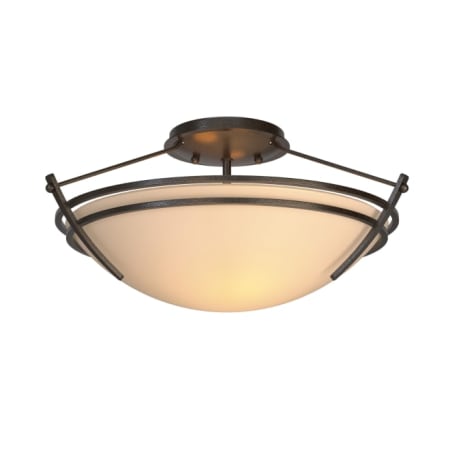 A large image of the Hubbardton Forge 124412 Oil Rubbed Bronze / Sand