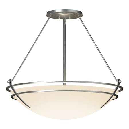 A large image of the Hubbardton Forge 124442 Vintage Platinum / Opal