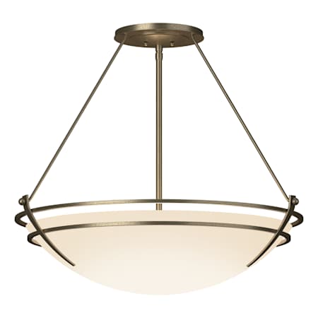 A large image of the Hubbardton Forge 124442 Soft Gold / Opal