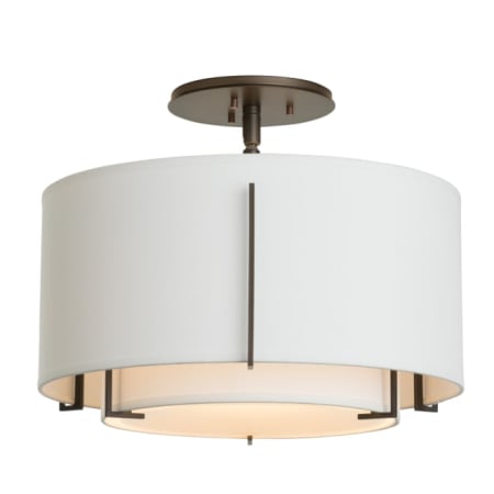 A large image of the Hubbardton Forge 126501 Dark Smoke / Natural Anna