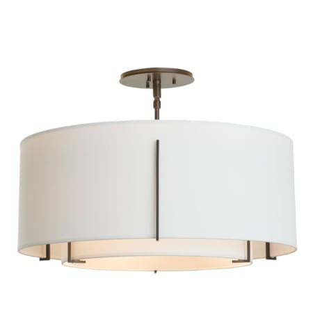 A large image of the Hubbardton Forge 126503 Dark Smoke / Natural Anna