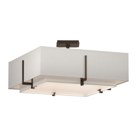 A large image of the Hubbardton Forge 126510 Bronze / Flax