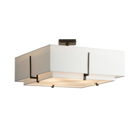 A large image of the Hubbardton Forge 126513 Oil Rubbed Bronze / Natural Anna