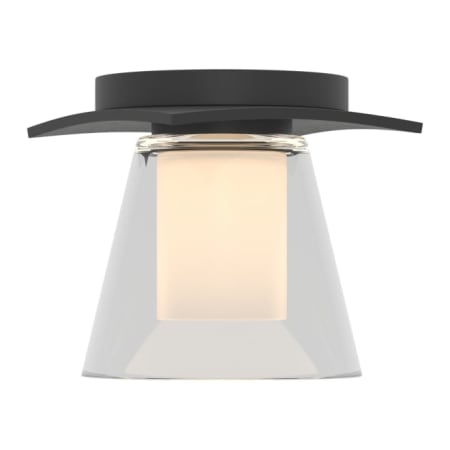 A large image of the Hubbardton Forge 126601 Black / Clear