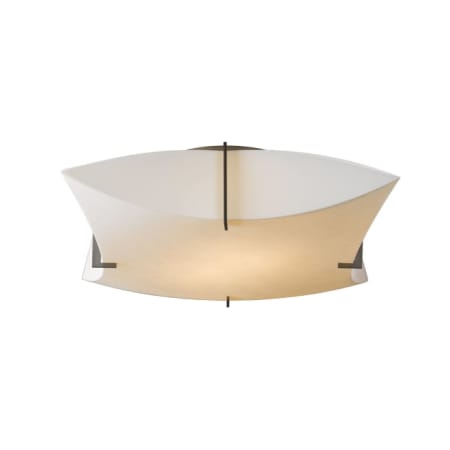 A large image of the Hubbardton Forge 126620 Dark Smoke / Spun Frost