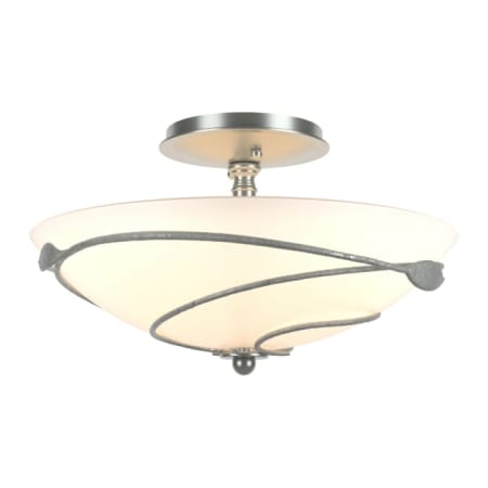 A large image of the Hubbardton Forge 126712 Vintage Platinum / Opal