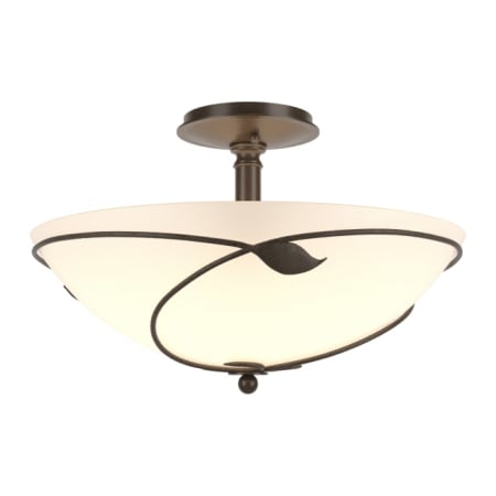 A large image of the Hubbardton Forge 126732 Bronze / Opal