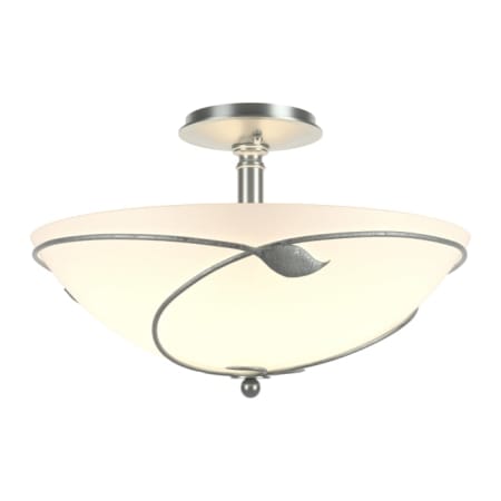 A large image of the Hubbardton Forge 126732 Vintage Platinum / Opal