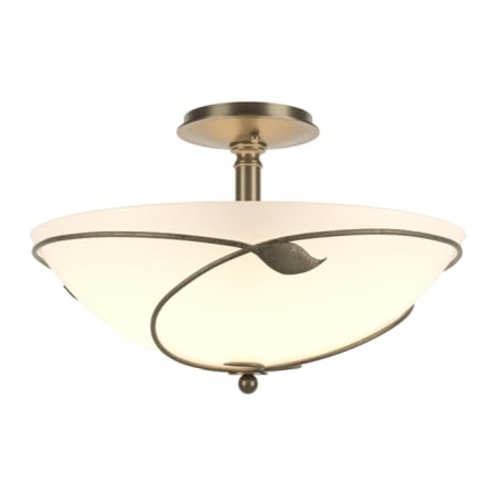 A large image of the Hubbardton Forge 126732 Soft Gold / Opal