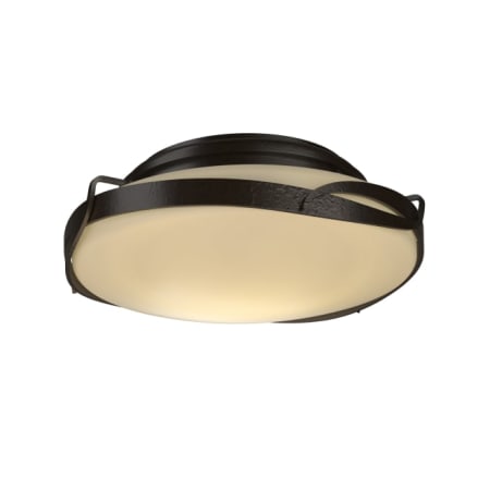 A large image of the Hubbardton Forge 126740 Oil Rubbed Bronze / Opal