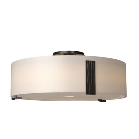 A large image of the Hubbardton Forge 126751 Oil Rubbed Bronze / Opal