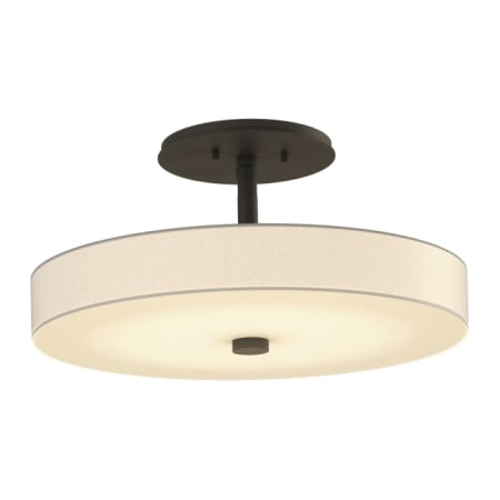 A large image of the Hubbardton Forge 126803 Natural Iron / Spun Frost