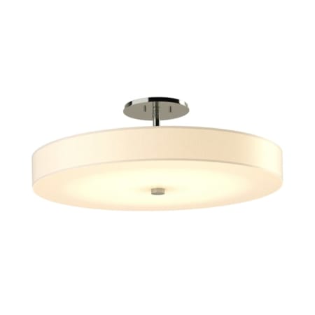 A large image of the Hubbardton Forge 126805 Sterling / Spun Frost