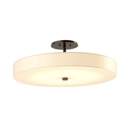 A large image of the Hubbardton Forge 126805 Oil Rubbed Bronze / Spun Frost