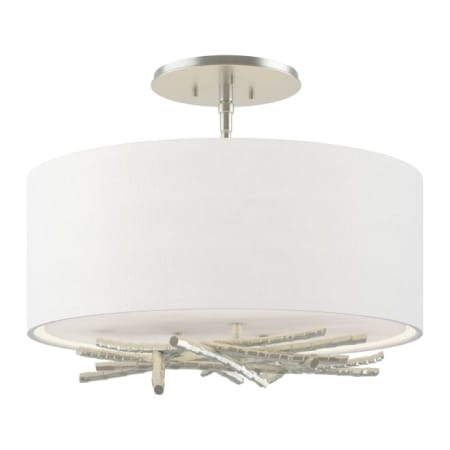 A large image of the Hubbardton Forge 127660 Vintage Platinum / Natural Anna