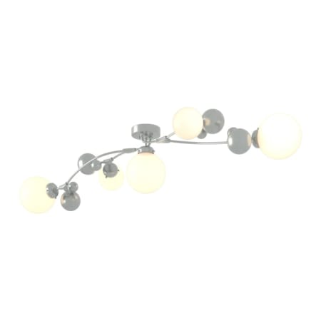 A large image of the Hubbardton Forge 128715 Vintage Platinum / Opal