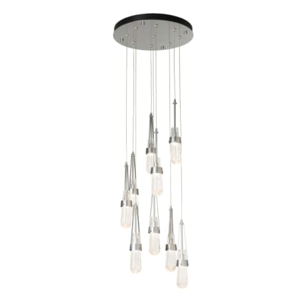 A large image of the Hubbardton Forge 131100 Sterling / Clear Bubble