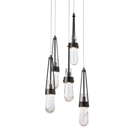 A large image of the Hubbardton Forge 131120 Oil Rubbed Bronze / Clear
