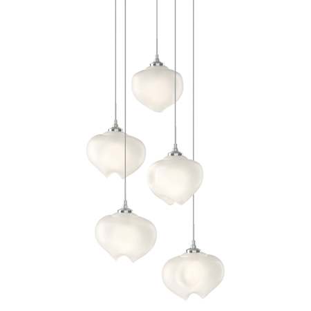 A large image of the Hubbardton Forge 131123-LONG Vintage Platinum / Frosted