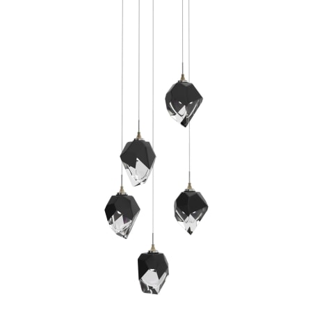 A large image of the Hubbardton Forge 131137 Soft Gold / Black