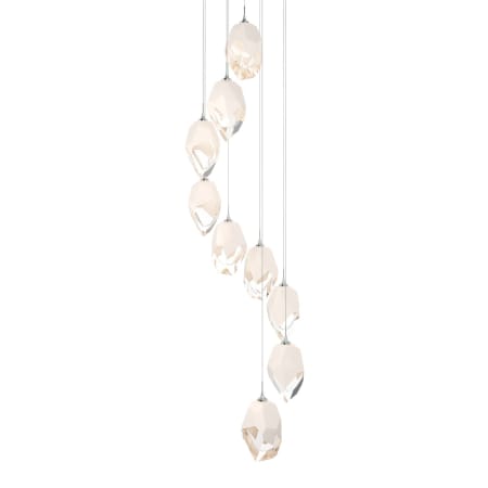 A large image of the Hubbardton Forge 131141 Vintage Platinum / White